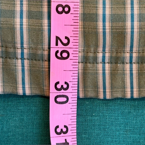 5.11 TACTICAL SERIES Men’s Button & Snap Green/Blue Plaid Short Sleeve Shirt L - Picture 10 of 10